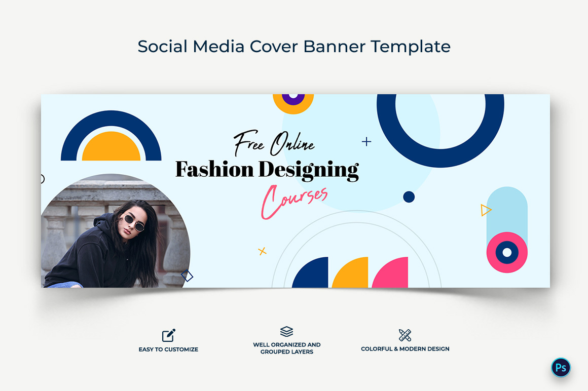 Fashion Facebook Cover Banner Design Template-26