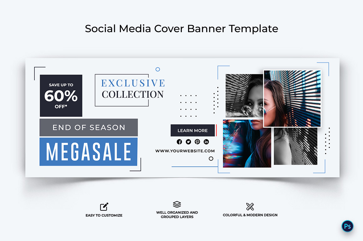 Sale and Offer Facebook Cover Banner Design Template-06