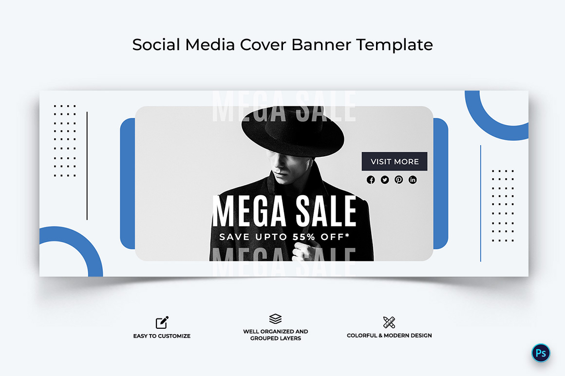 Sale and Offer Facebook Cover Banner Design Template-07