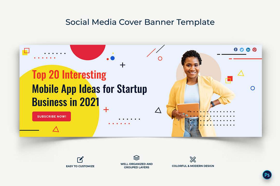 Startup Business Facebook Cover Banner Design Template-09