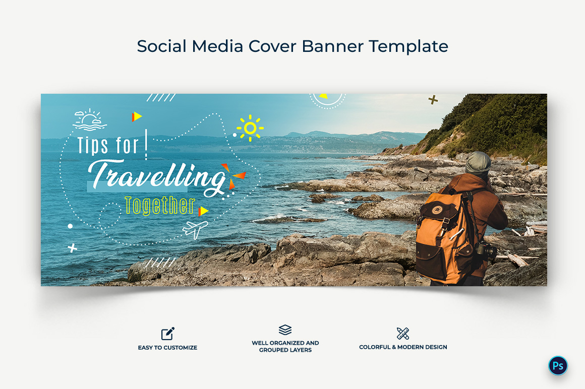 Travel Facebook Cover Banner Design Template-01