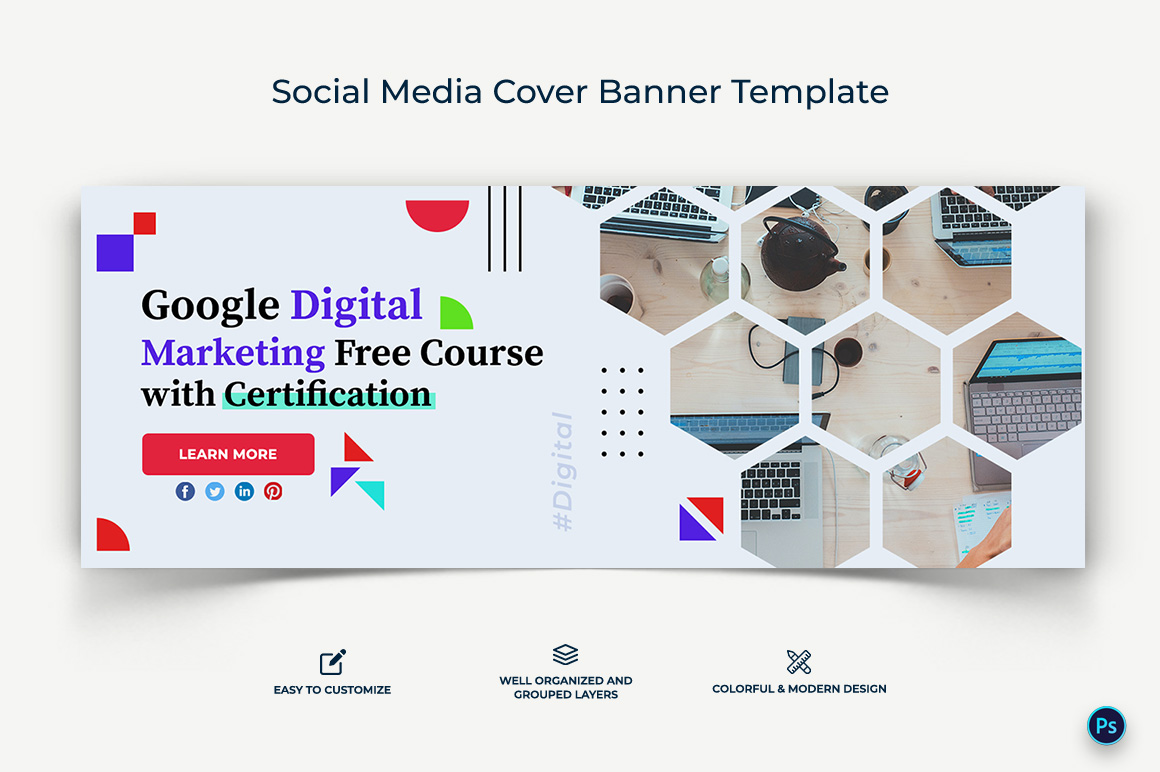 Digital Marketing Facebook Cover Banner Design Template-06