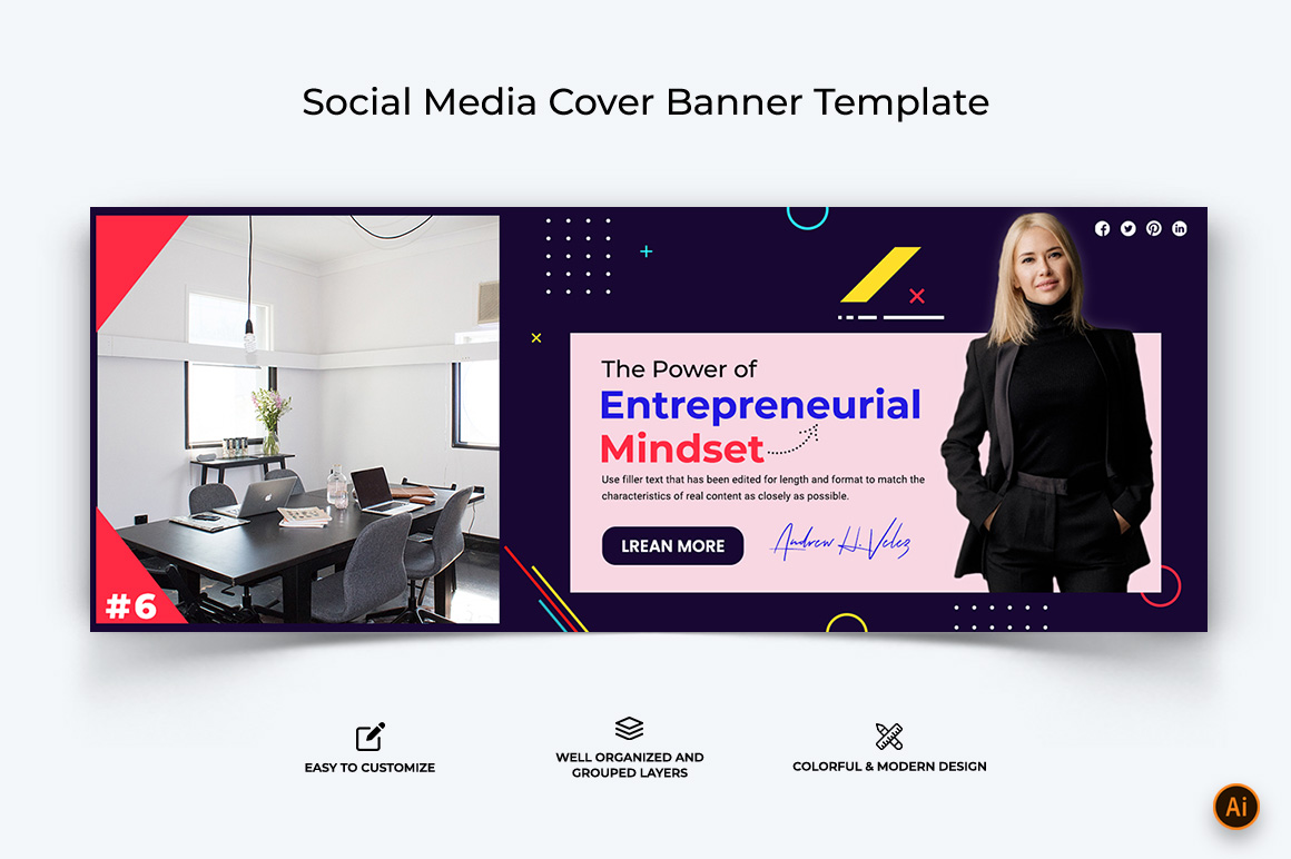 Business Services Facebook Cover Banner Design-12