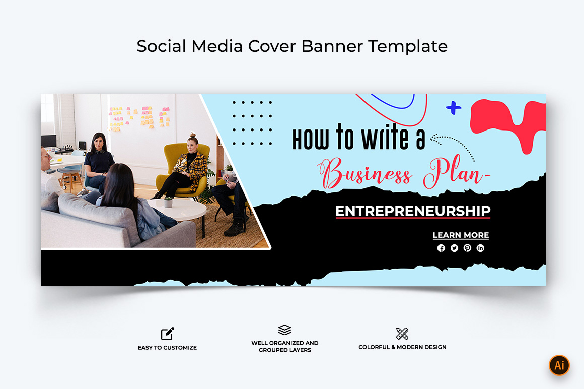 Business Services Facebook Cover Banner Design-15