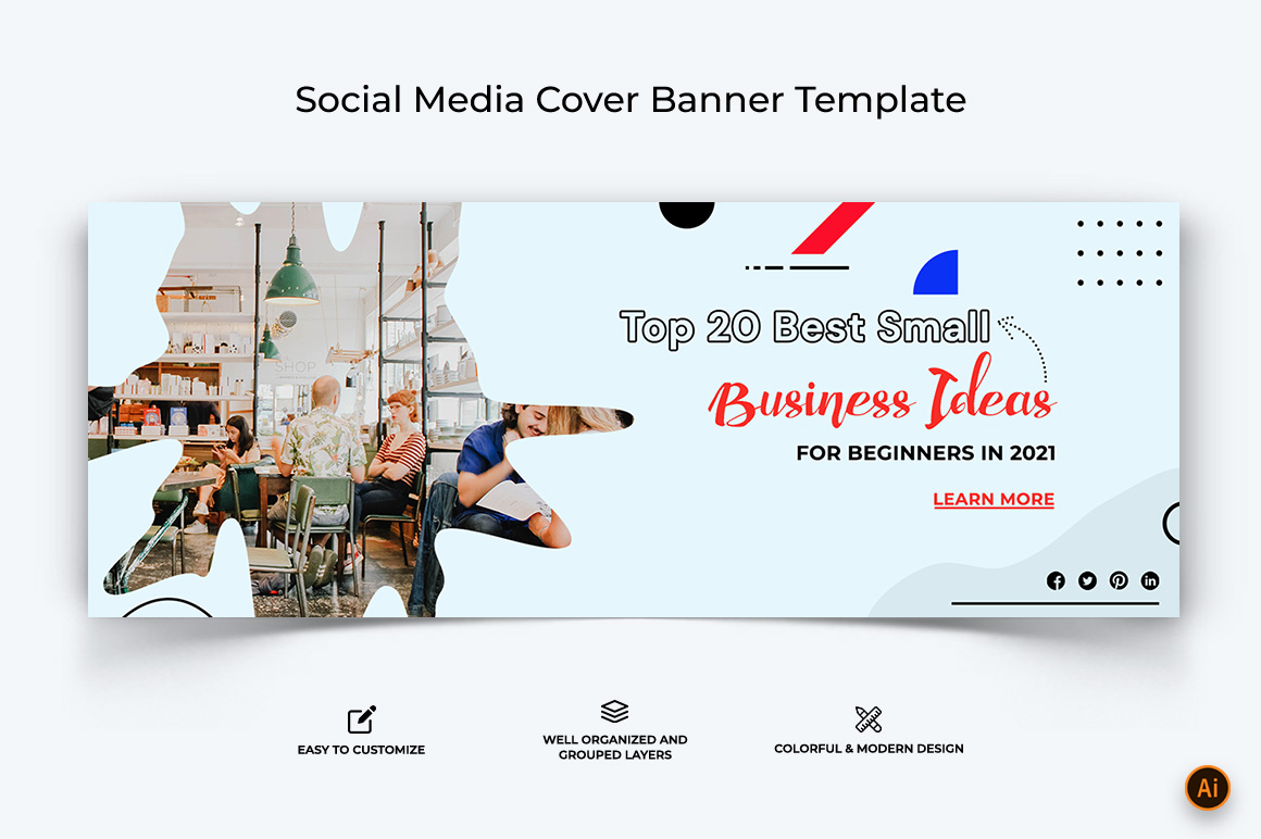 Business Services Facebook Cover Banner Design-16