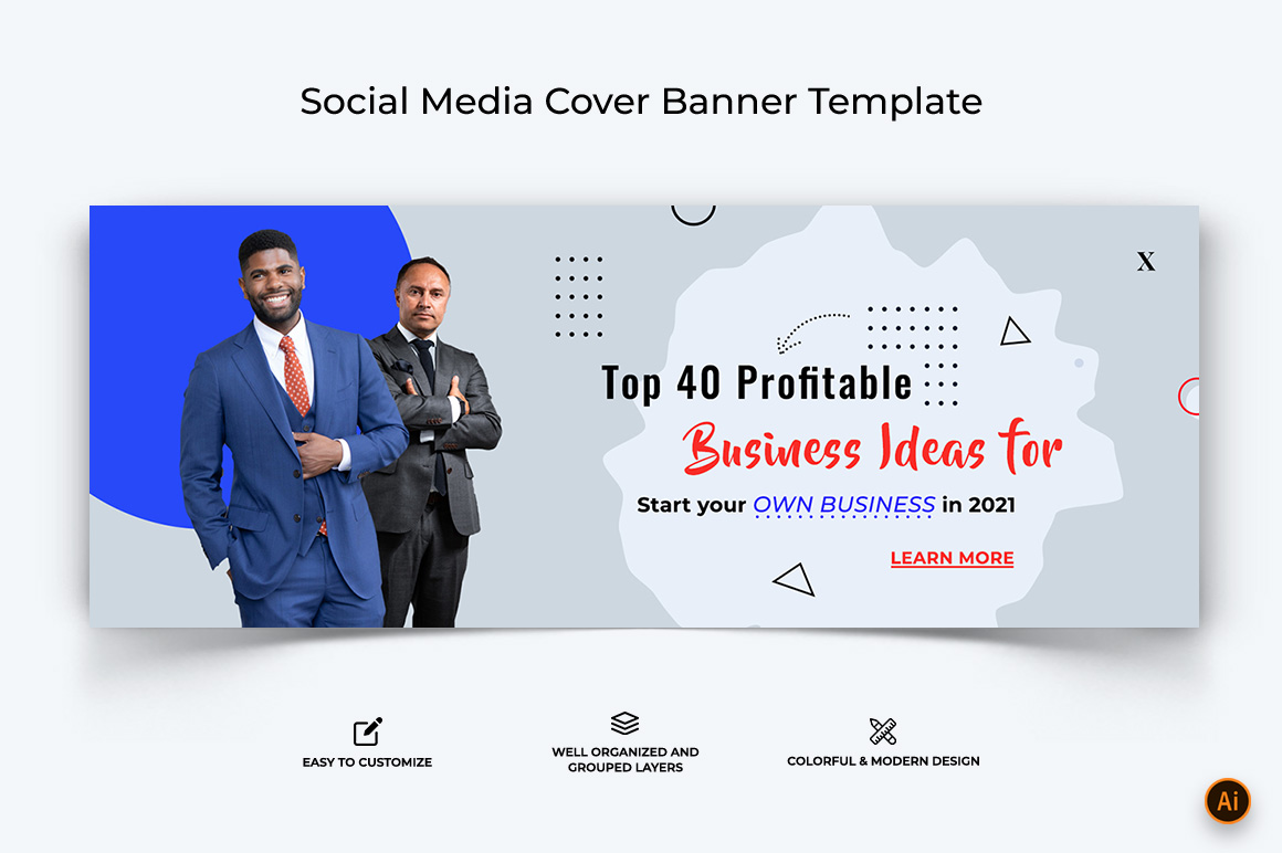 Business Services Facebook Cover Banner Design-17