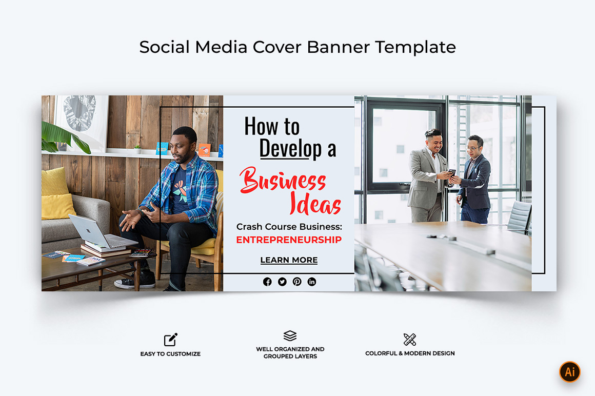 Business Services Facebook Cover Banner Design-18