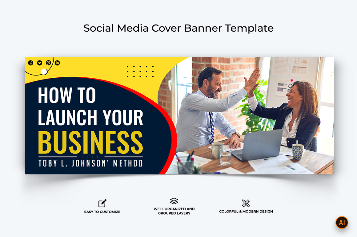 Business Services Facebook Cover Banner Design-23