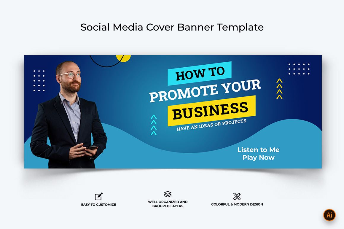 Business Services Facebook Cover Banner Design-28