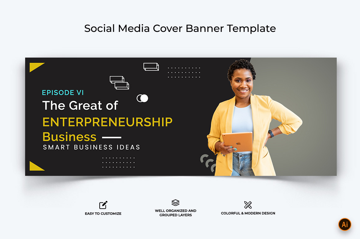 Business Services Facebook Cover Banner Design-34