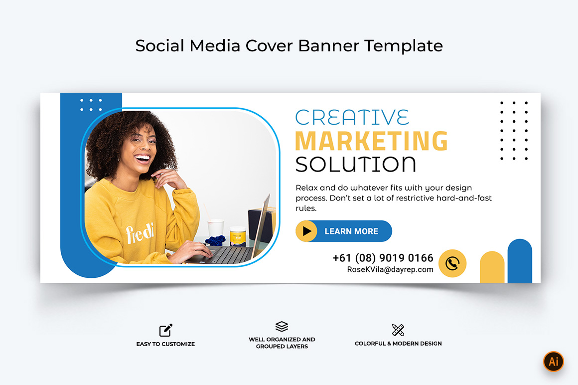 Business Services Facebook Cover Banner Design-44