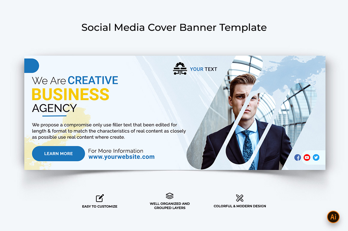 Business Services Facebook Cover Banner Design-45