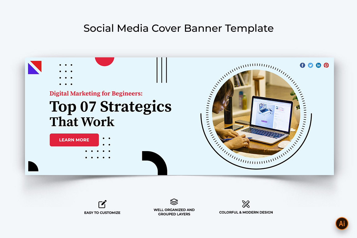 Digital Marketing Facebook Cover Banner Design-04