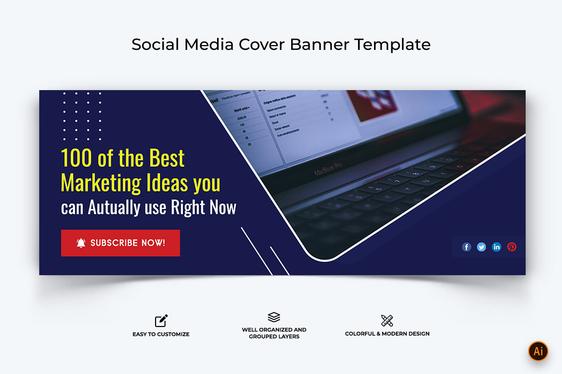 Digital Marketing Facebook Cover Banner Design-13