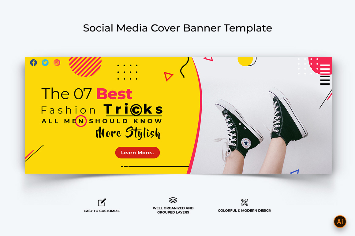 Fashion Facebook Cover Banner Design-06