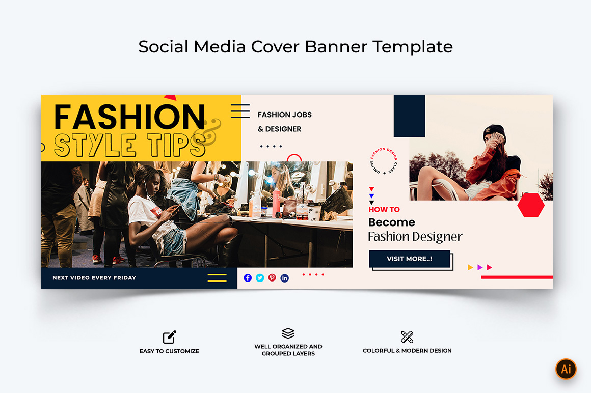 Fashion Facebook Cover Banner Design-08