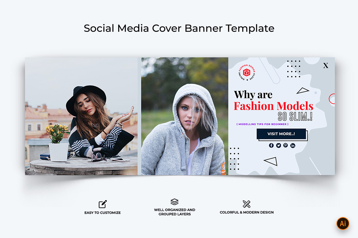 Fashion Facebook Cover Banner Design-13