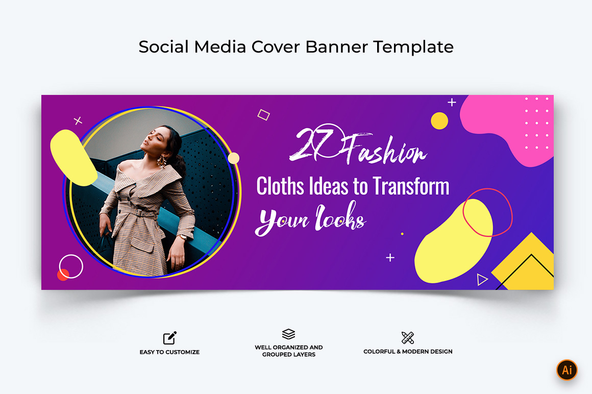 Fashion Facebook Cover Banner Design-22