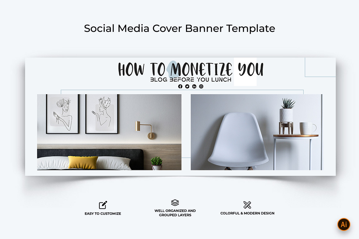 Interior Minimal Facebook Cover Banner Design-04