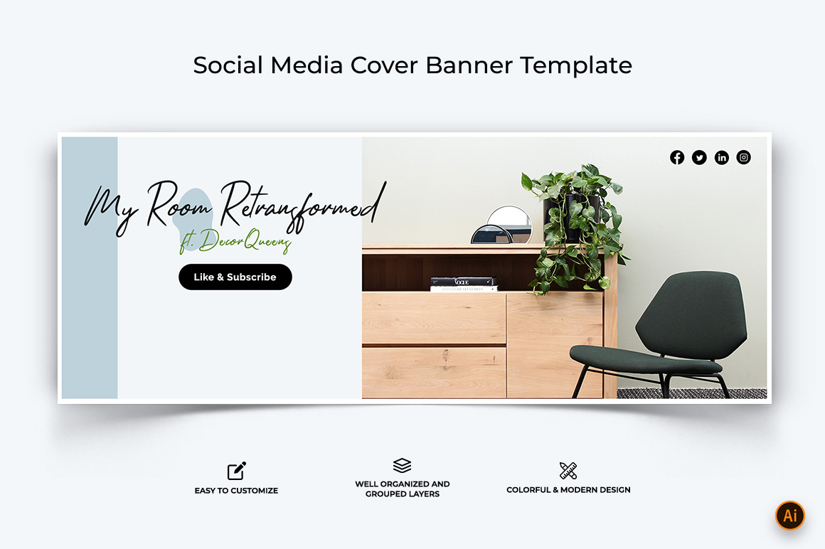 Interior Minimal Facebook Cover Banner Design-06