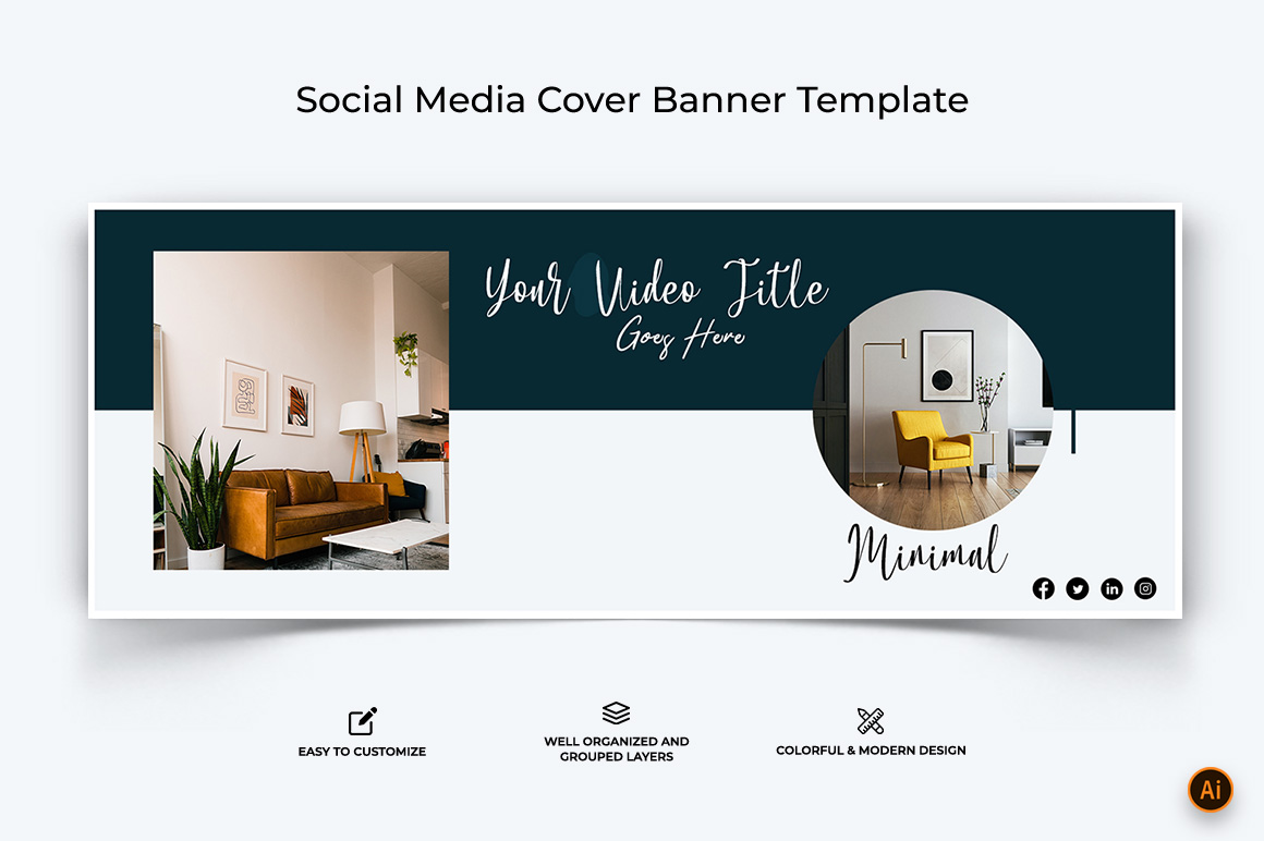 Interior Minimal Facebook Cover Banner Design-09