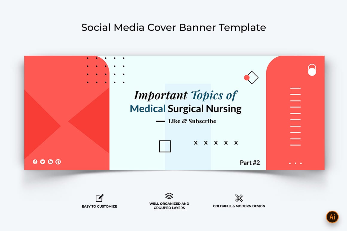 Medical and Hospital Facebook Cover Banner Design-06