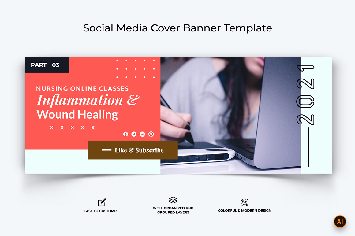 Medical and Hospital Facebook Cover Banner Design-07