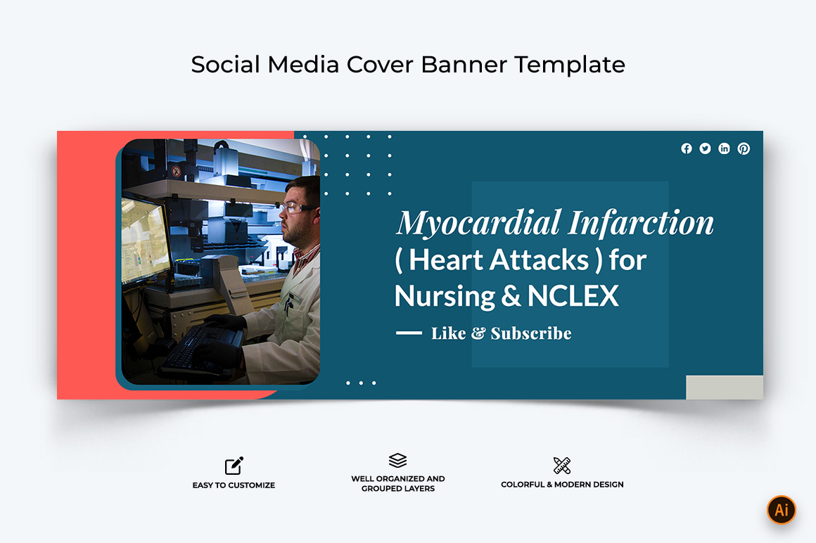 Medical and Hospital Facebook Cover Banner Design-08