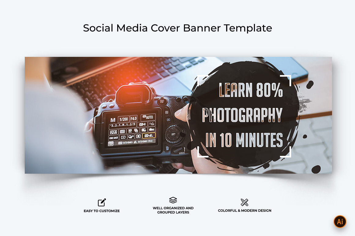 Photography Facebook Cover Banner Design-02