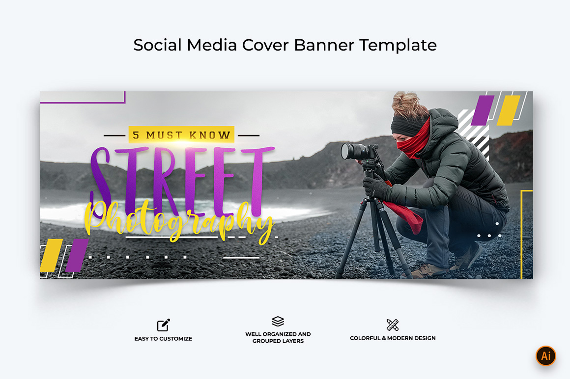 Photography Facebook Cover Banner Design-03