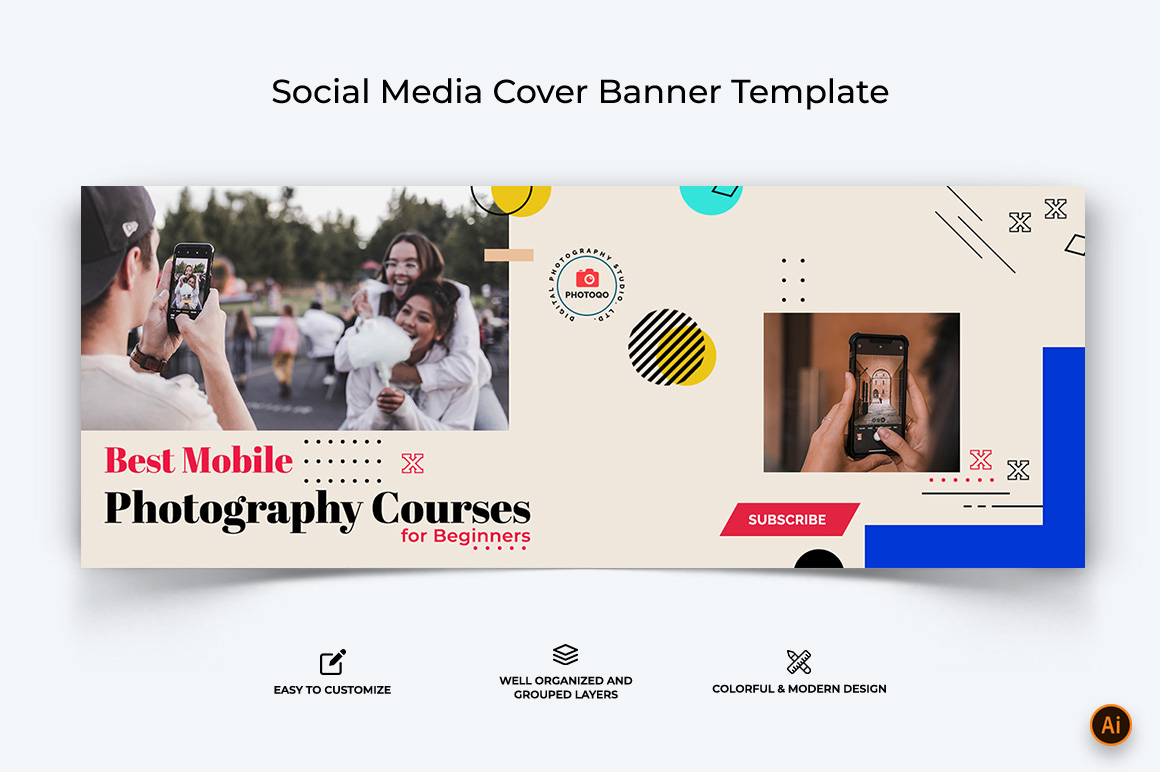 Photography Facebook Cover Banner Design-13