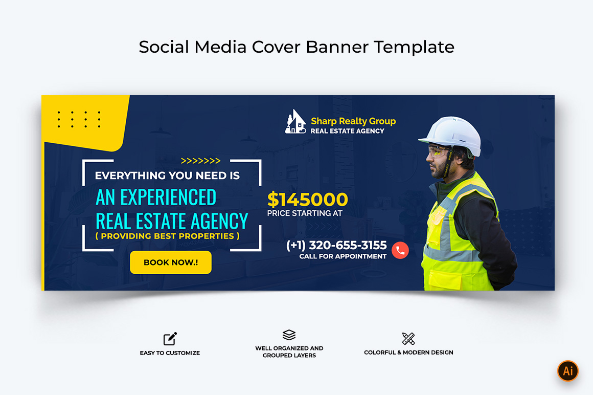 Real Estate Facebook Cover Banner Design-05