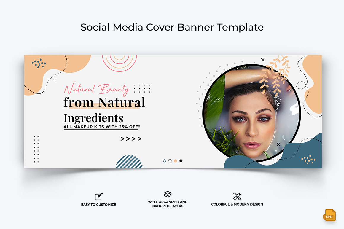 Beauty Tips Facebook Cover Banner Design-001