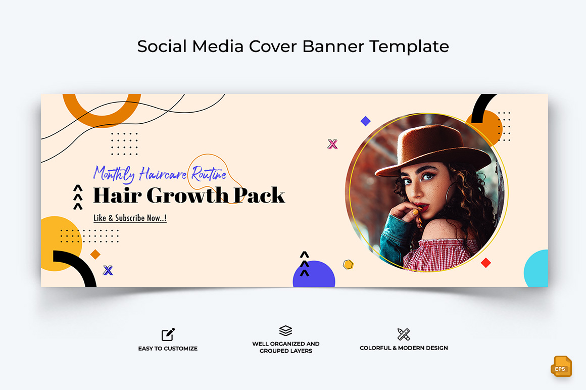 Beauty Tips Facebook Cover Banner Design-016