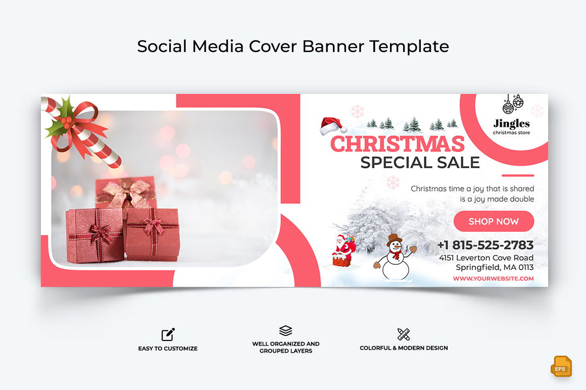 Christmas Sale Facebook Cover Banner Design-012