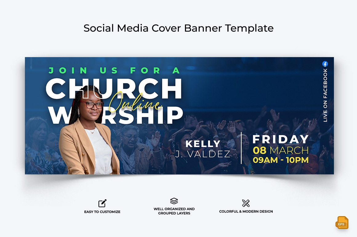 Church Speech Facebook Cover Banner Design-011