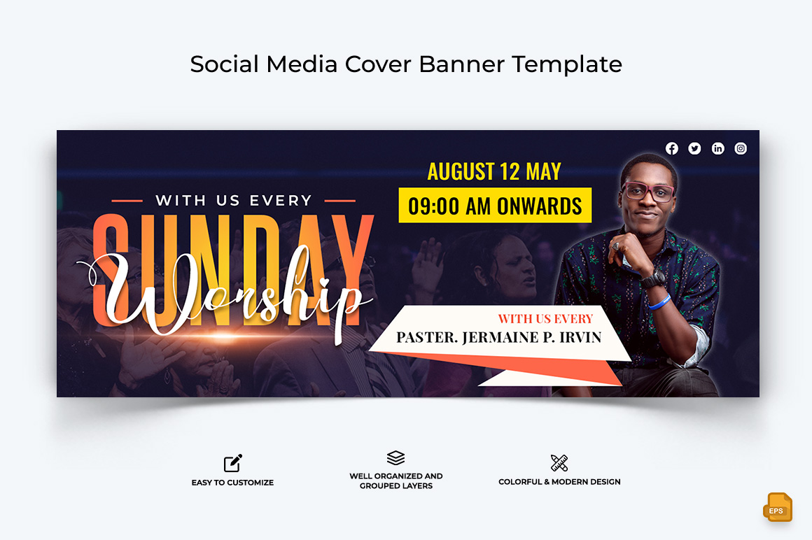 Church Speech Facebook Cover Banner Design-012