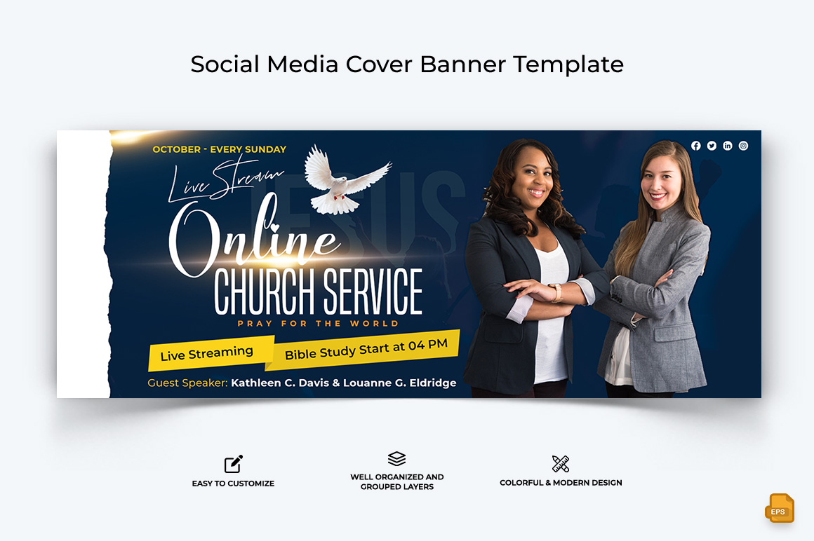 Church Speech Facebook Cover Banner Design-031