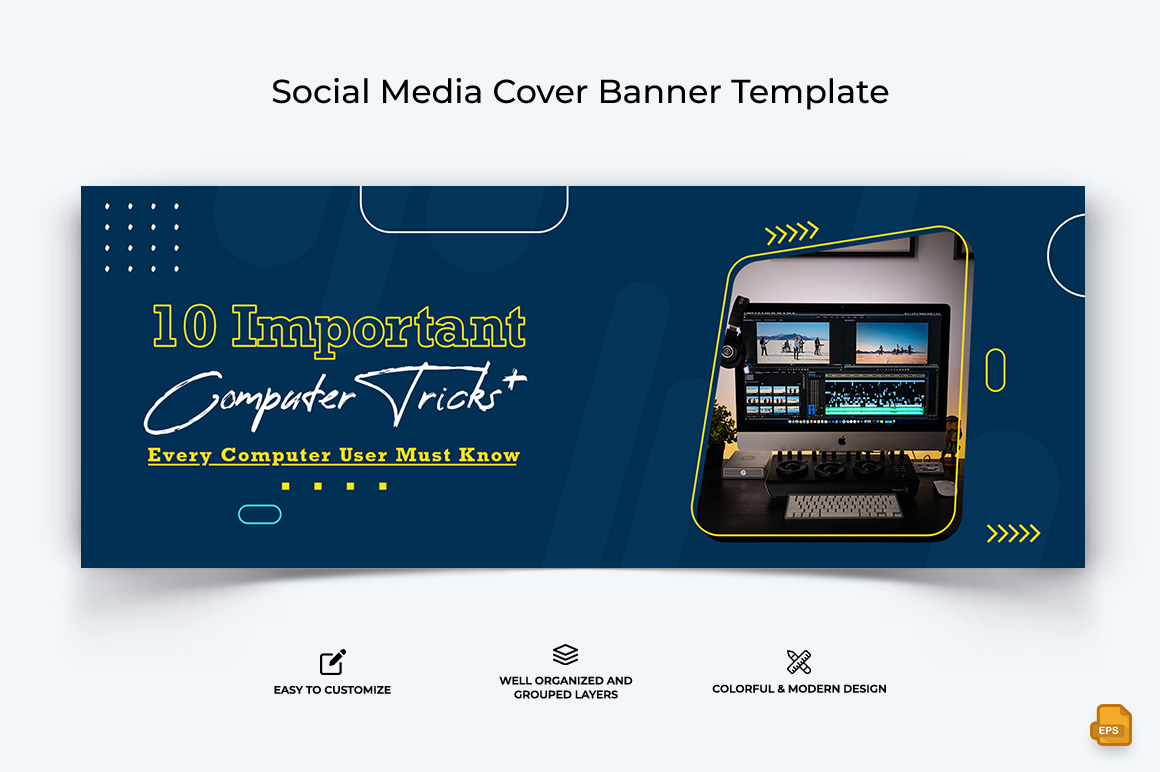 Computer Tricks and Hacking Facebook Cover Banner Design-001