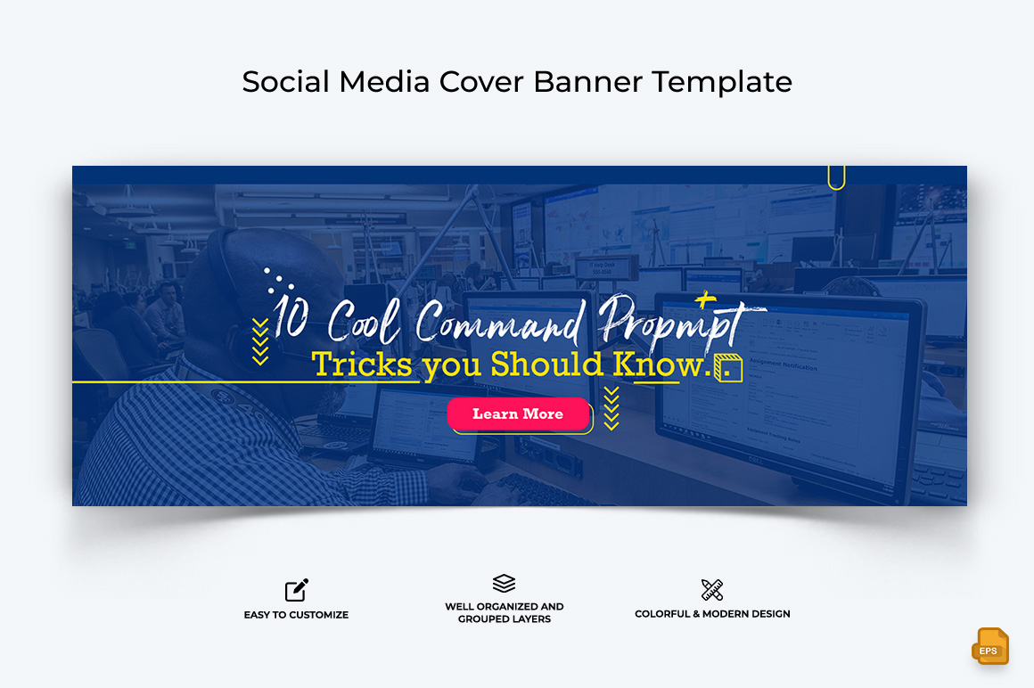 Computer Tricks and Hacking Facebook Cover Banner Design-006