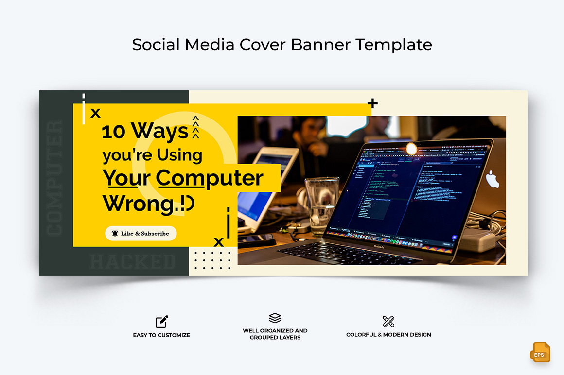 Computer Tricks and Hacking Facebook Cover Banner Design-013