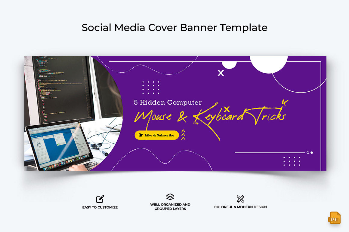 Computer Tricks and Hacking Facebook Cover Banner Design-015