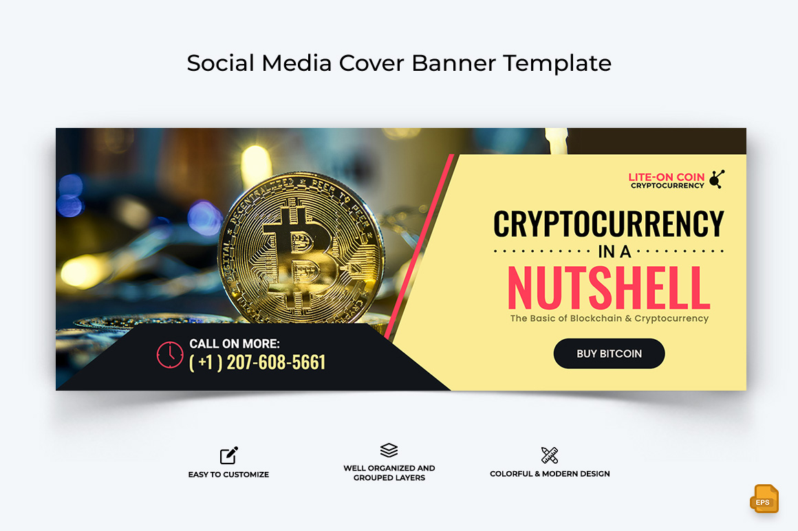 CryptoCurrency Facebook Cover Banner Design-002