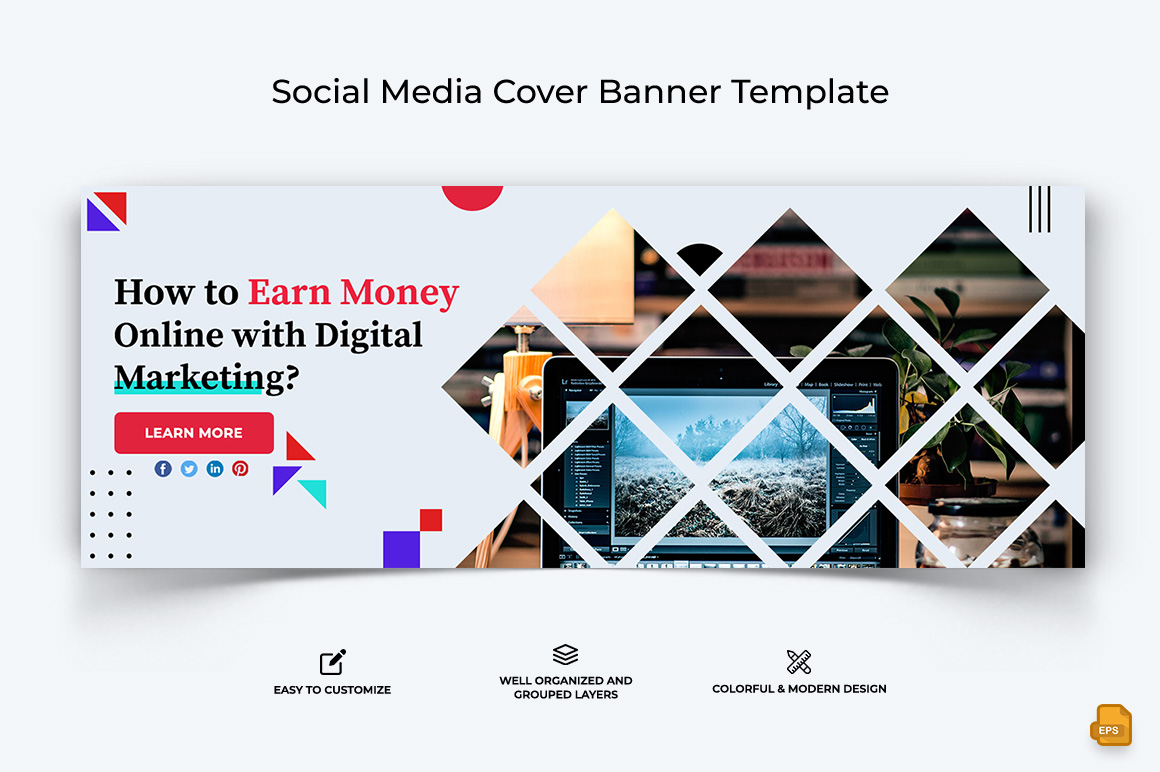 Digital Marketing Facebook Cover Banner Design-007