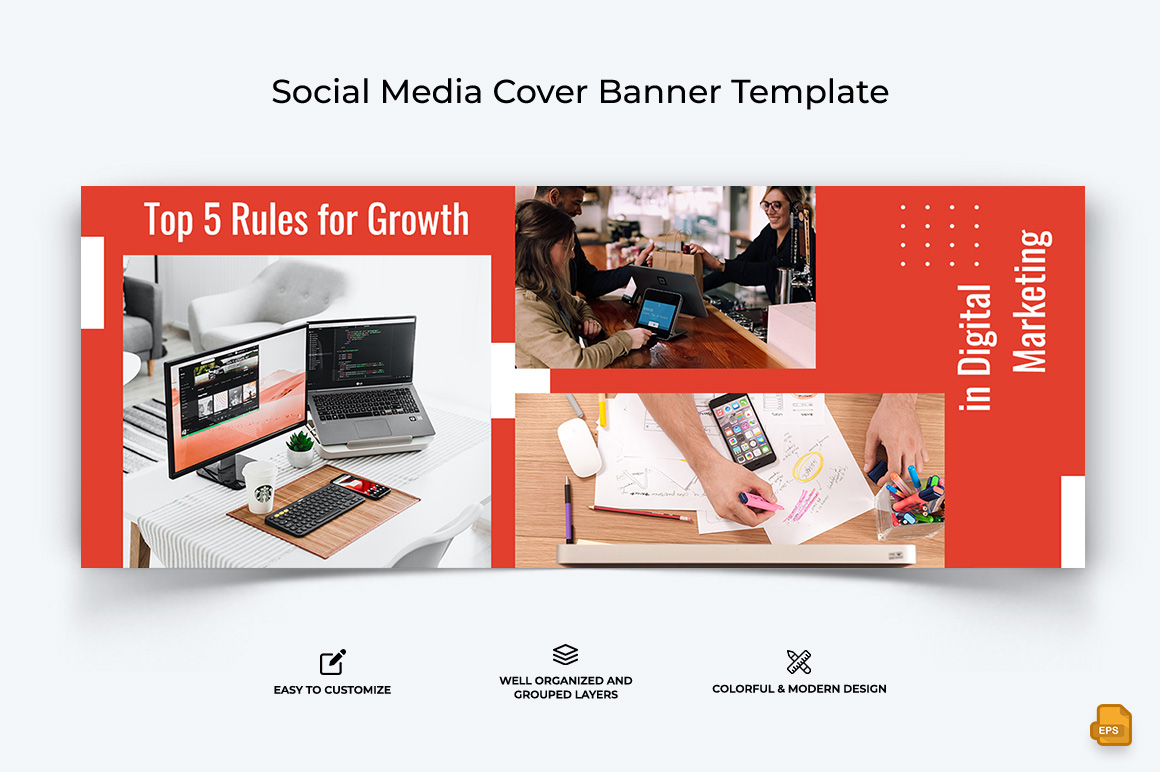 Digital Marketing Facebook Cover Banner Design-018