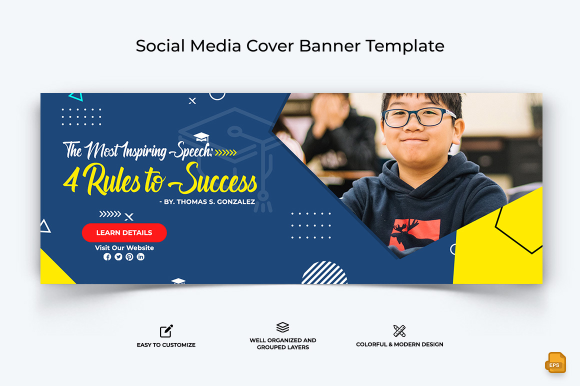 Education Facebook Cover Banner Design-016