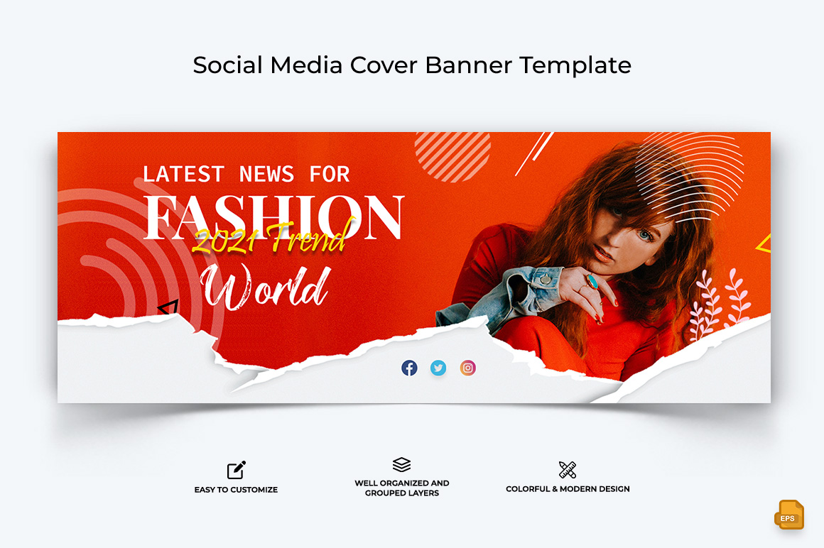 Fashion Facebook Cover Banner Design-004