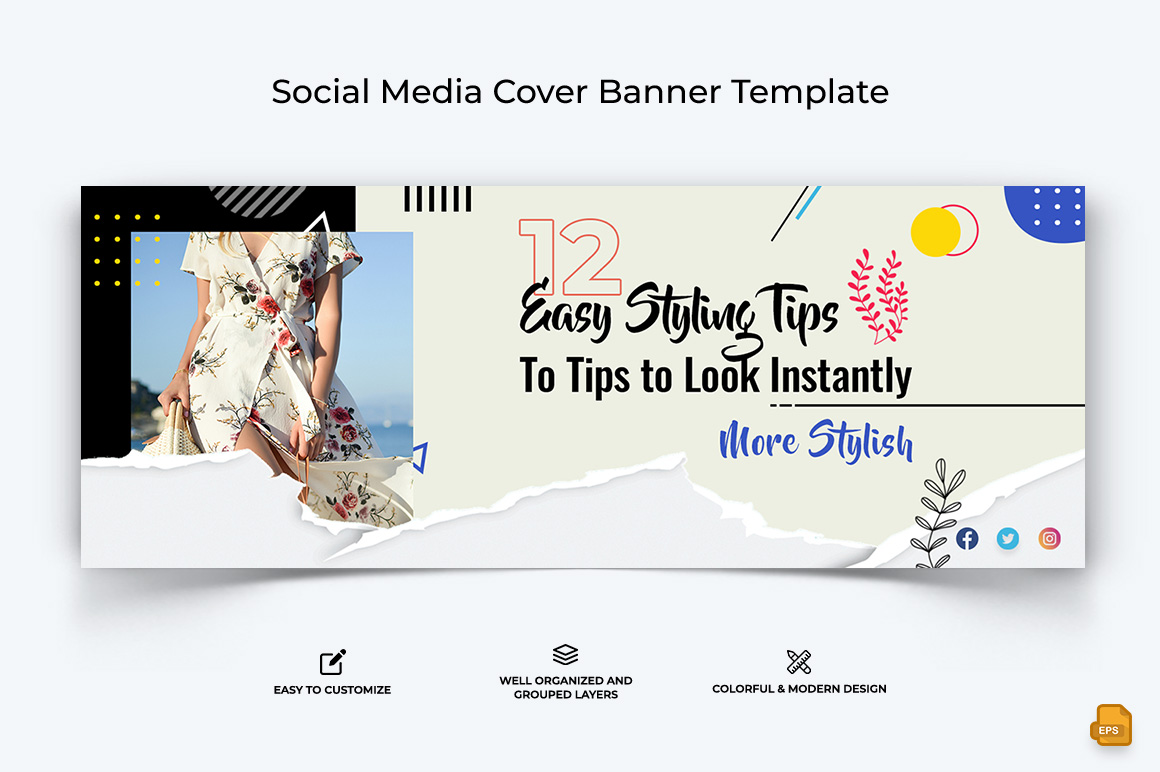 Fashion Facebook Cover Banner Design-005