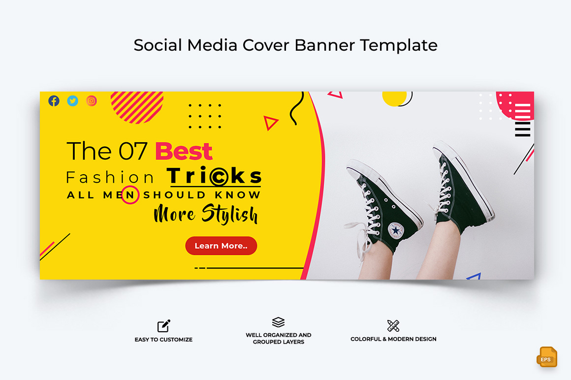 Fashion Facebook Cover Banner Design-006