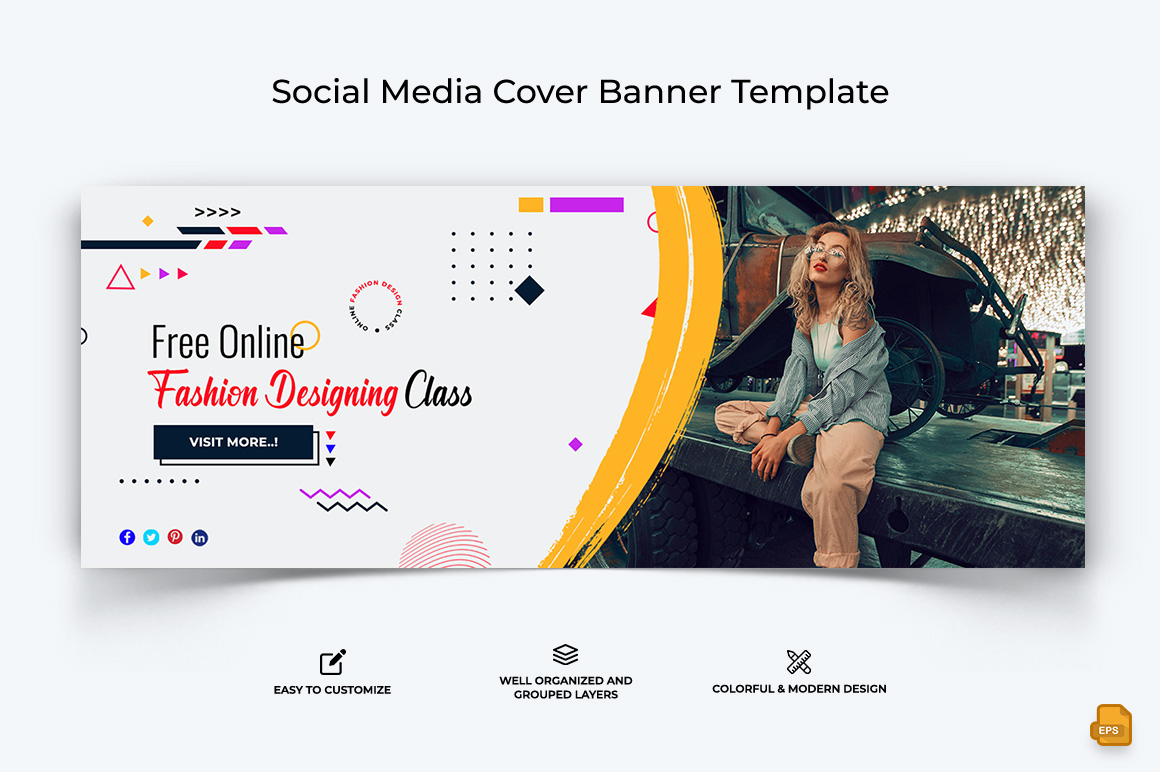 Fashion Facebook Cover Banner Design-007